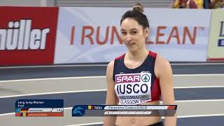 Atleta Romena Muito Gata e Talentosa No Salto a Distância Campeonato Europeu [upl. by Euphemia]