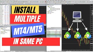 How to Install Multiple MT4MT5 Terminals on the Same PC 2023 Update  Very easy to setup [upl. by Showker931]