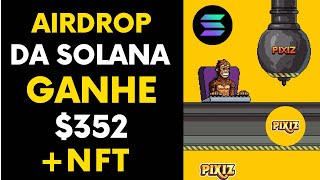 AIRDROP PIXIZ FARM NOVO JOGO DA SOLANA [upl. by Burnaby504]