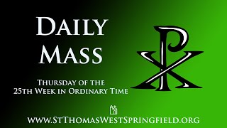 Daily Mass Thursday September 26 2024 [upl. by Vilhelmina]