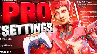 Every PRO CONTROLLER PLAYER Uses These SETTINGS Apex Legends Season 20 [upl. by Kcirret]