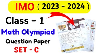 Class 1 Math Olympiad Question Paper Olympiad Exam Class 1 IMO for Class 1Math Olympiad Exam 2023 [upl. by Hannan]