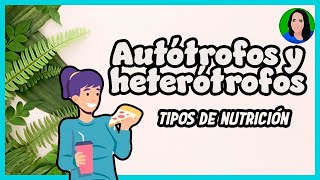 Autótrofos y heterótrofos  Tipos de Nutrición [upl. by Nawaj262]