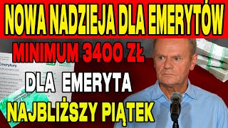 DOKŁADNE DATY 14 EMERYTURY ZUS ZAPEWNI MINIMUM 3400 ZŁ DLA KAŻDEGO EMERYTA JUŻ W NAJBLIŻSZY PIĄTEK [upl. by Velma]