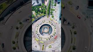 Singapore city  round shape road shorts sgroadcity [upl. by Ayifas]