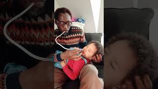 How to remove catarrh from babies nose catarrh nosefrida baby snotsucker nasalwash shortsfeed [upl. by Katuscha913]