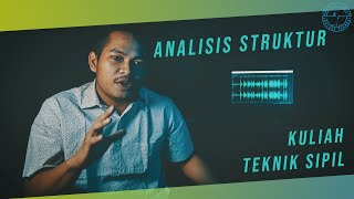 Analisis Struktur Beban Terbagi Rata dan Terpusat  Structural Analysis  Kuliah Online Teknik Sipil [upl. by Kalinda]