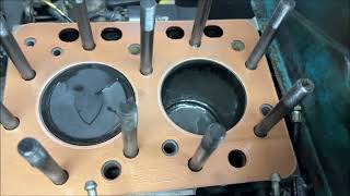 Shenniu Chinese Diesel Tractor  Cylinder Head Gasket Replacement Part 2 [upl. by Adnuahsal]