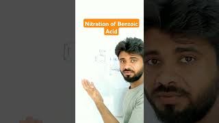 Nitration of Benzoic Acid Class 12shortschemistry [upl. by Iggy336]