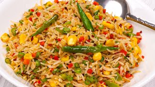 Quick Corn Fried Rice  होटल जैसा फ्राइड राइस कैसे बनाते है  Veg Fried Rice Recipe Kabitaskitchen [upl. by Eceirahs]