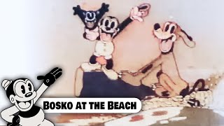 BOSKO AT THE BEACH  Bosko Cartoons 1932  Full Cartoon Episode [upl. by Fredrika]