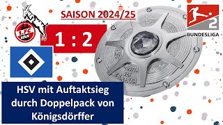 20240802 1 FC Köln  Hamburger SV 12 2 Bundesliga fast komplette RadioÜbertragung [upl. by Bowles553]