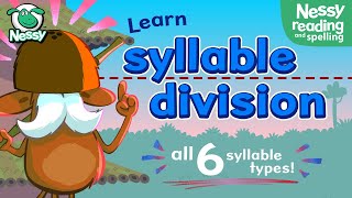 Syllable Division  Learn the six rules of syllables  Chunking words  Learn to Read [upl. by Sladen]