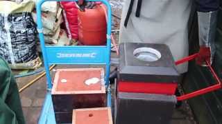 Metal Sand Casting and Furnace conversion Natural Gas to LPG [upl. by Noella971]