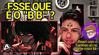 ♪ Beyond Birthday Death Note  Eu Venci  AniRap  REACT ftfamosotwl [upl. by Gignac]