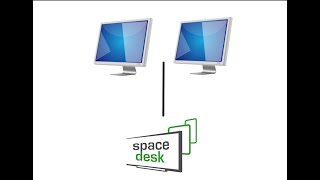 SpaceDesk telepítése  használata tutorial hogyan legyen több monitorod [upl. by Anileme113]