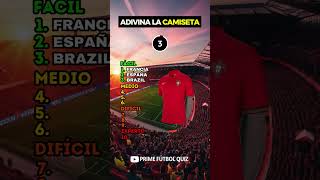 Adivina la selección de Fútbol Por su Camiseta trivia quizfutbol seleccionmexicana futbol [upl. by Alesram]