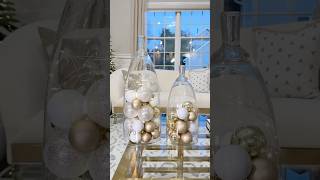 Cloche styling for the holidays christmas holidaydecor merrychristmas diy christmasdecor home [upl. by Dotty]