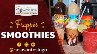 CÓMO HACER FRAPPÉS Y SMOOTHIES ⭐HORCHATA TAMARINDO Y JAMAICA⭐ [upl. by Jamnes600]