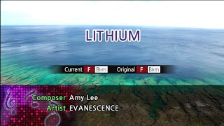 Lithium  Evanescence Karaoke Version [upl. by Aidaas]