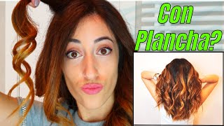 Como Hacer ➡️ ONDAS o RIZAR el pelo con PLANCHA Paso a Paso  MUY FACIL [upl. by Yornoc155]