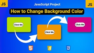 How to Change Background Color by Clicking using HTML CSS amp JavaScript coding css javascript [upl. by Durham443]