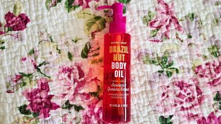 New 2024 Trader Joes Brazil Nut Body Oil Review [upl. by Jerad]