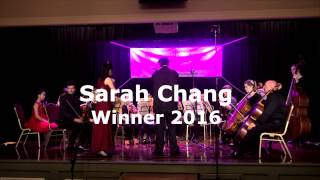 Sarah Chang age 15 performs Mozart D major  Animato International Violin Competition Concert [upl. by Michigan]