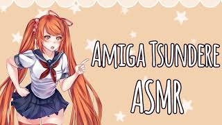 ASMR Amiga de infância Tsundere no seu primeiro dia de aula [upl. by Immat649]