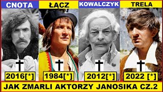 JANOSIK JAK ZMARLI AKTORZY CZĘŚĆ 2 CAŁA OBSADA [upl. by Reywas469]