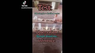 CONFIRMATORY TEST FOR Fe³ with Potassium hexacyanoferrateII and Potassium Thiocyanate [upl. by Nilesoy]