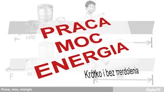 Fizyka praca moc energia  teoria i zadania  krótko i bez pierdolenia [upl. by Ancelin204]