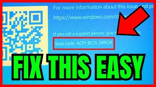 How To Fix ACPI BIOS Error On Windows 11 FULL GUIDE 2024 [upl. by Rehpotsirh]