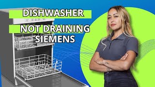 Dishwasher Not Draining Siemens [upl. by Irrak200]