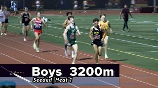 2022 TF  Arcadia Invite  3200 Meters Boys Seeded Heat 1 of 2 [upl. by Florian973]