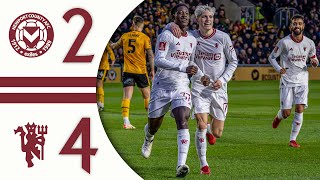 Kobbie Mainoos FIRST United Goal 🤩  Newport County 24 Man Utd  Highlights [upl. by Papke280]