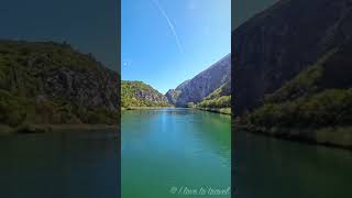 Exploring Cetina Canyon in Fast Motion A Boat Ride from Omiš [upl. by Dray357]