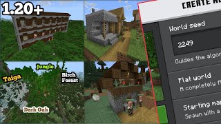 TOP 3 BEST WOODLAND MANSION SEEDS FOR MINECRAFT 120  Minecraft BedrockPe Seeds [upl. by Nawud]