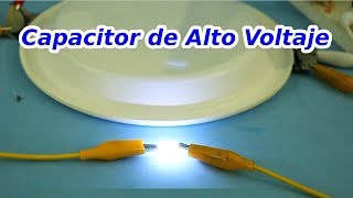 Cómo Hacer un Capacitor de Alto Voltaje  Muy Fácil [upl. by Kalfas]