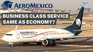 DISAPPOINTING AEROMEXICO BUSINESS CLASS Mexico City to Havana Boeing 737800 TRIP REPORT [upl. by Robina]