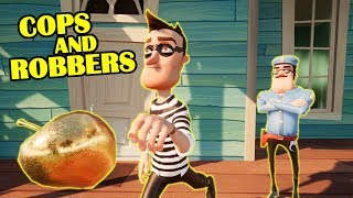 COPS AND ROBBERS HELLO NEIGHBOR  Hello Neighbor Mod [upl. by Alledi]