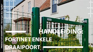 Installatie van Fortinet enkele draaipoort  Betafence [upl. by Tedd420]