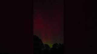 Aurora Borealis over Otisco Indiana 101024 [upl. by Lehctim790]