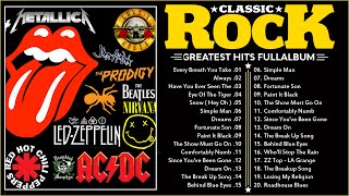 Classic Rock Greatest Hits Full Album  The Police Bon Jovi Queen CCR RHCP Lynyrd Skynyrd [upl. by Jerrome]