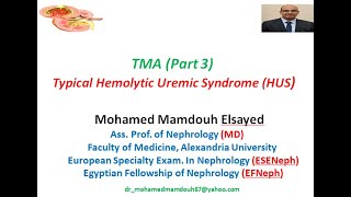 Typical Hemolytic Uremic Syndrome HUS [upl. by Garda]