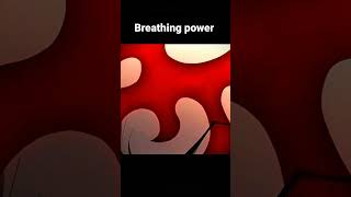 Stone breathing power 😵demonslayer shortvideo foryou anime [upl. by Aliuqehs668]