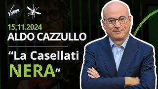 Aldo Cazzullo quotLa Casellati neraquot  La Zanzara del 15112024 [upl. by Urbannai]