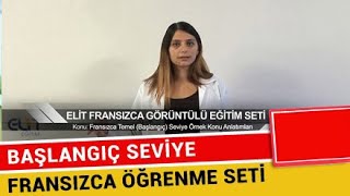 Fransızca Eğitim Seti Başlangıç Seviye  En Hızlı Öğrenme Şekli [upl. by Baum]