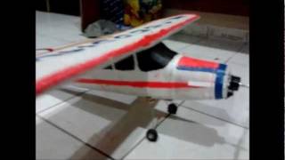 CESSNO styrofoam RC AIRPLANE homemade [upl. by Acirej]