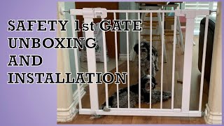 Safety 1st Gate Unboxing And Installation [upl. by Madora]